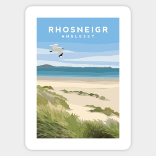 Rhosneigr Beach, Anglesey - North Wales Sticker